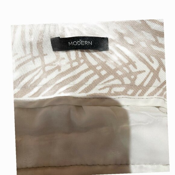 Talbots  Womens Beige Palm Cropped Pants Size 12 - Picture 4 of 9